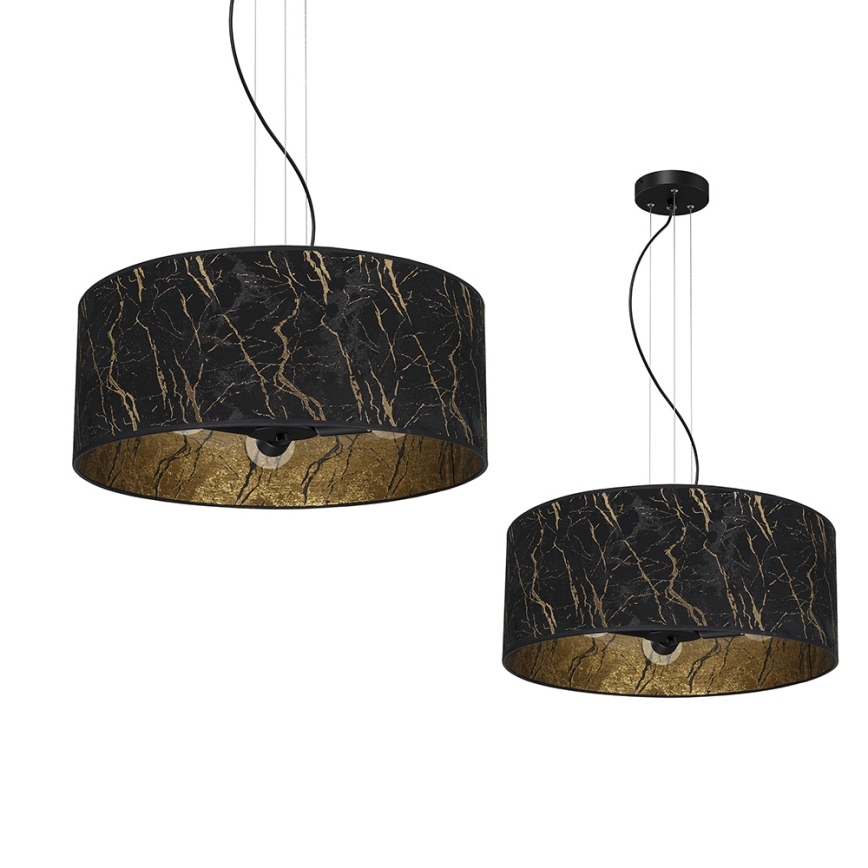 Candelabro suspenso SENSO 3xE27/60W/230V preto