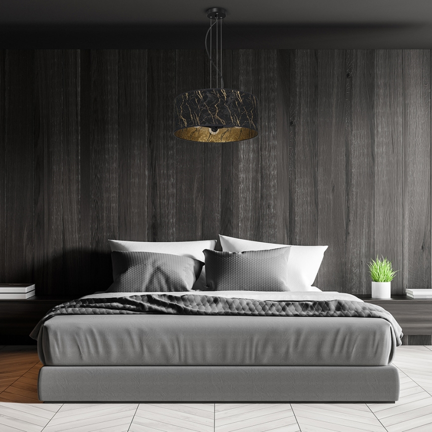 Candelabro suspenso SENSO 3xE27/60W/230V preto