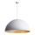 Candelabro suspenso SFERA 1xE27/60W/230V diâmetro 35 cm branco/dourado