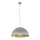 Candelabro suspenso SFERA 1xE27/60W/230V diâmetro 35 cm cinzento/dourada