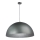 Candelabro suspenso SFERA 1xE27/60W/230V diâmetro 35 cm cinzento/prateado