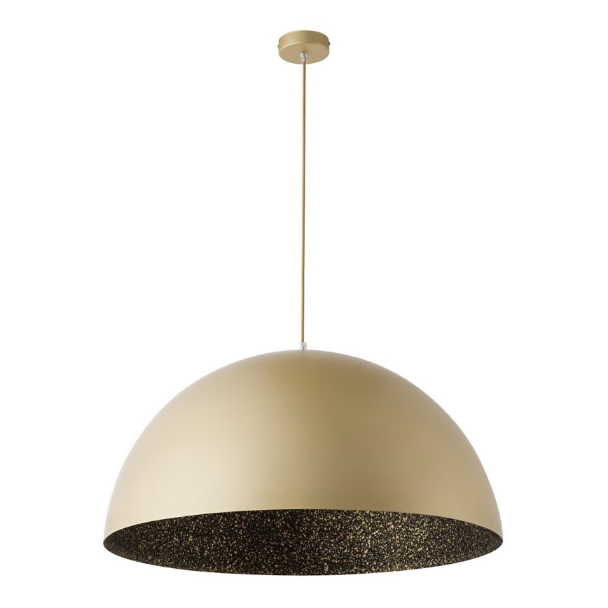 Candelabro suspenso SFERA 1xE27/60W/230V diâmetro 35 cm dourado/preto