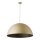 Candelabro suspenso SFERA 1xE27/60W/230V diâmetro 35 cm dourado/preto