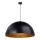 Candelabro suspenso SFERA 1xE27/60W/230V diâmetro 35 cm preto/cobre