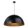 Candelabro suspenso SFERA 1xE27/60W/230V diâmetro 50 cm preto/cobre