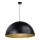 Candelabro suspenso SFERA 1xE27/60W/230V diâmetro 50 cm preto/dourado