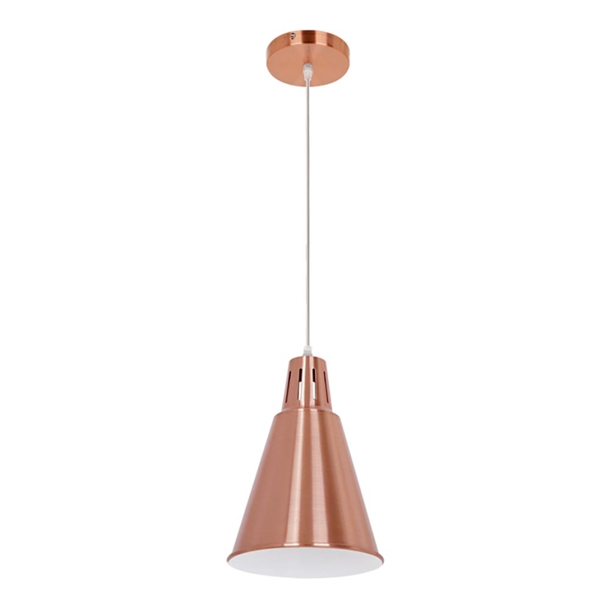 Candelabro suspenso SHADE 1xE27/15W/230V cobre