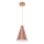 Candelabro suspenso SHADE 1xE27/15W/230V cobre