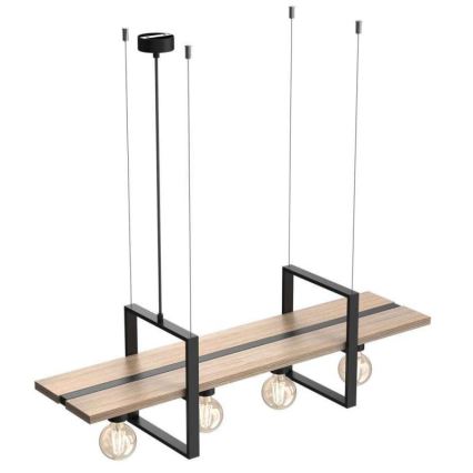 Candelabro suspenso SHELF 4xE27/60W/230V