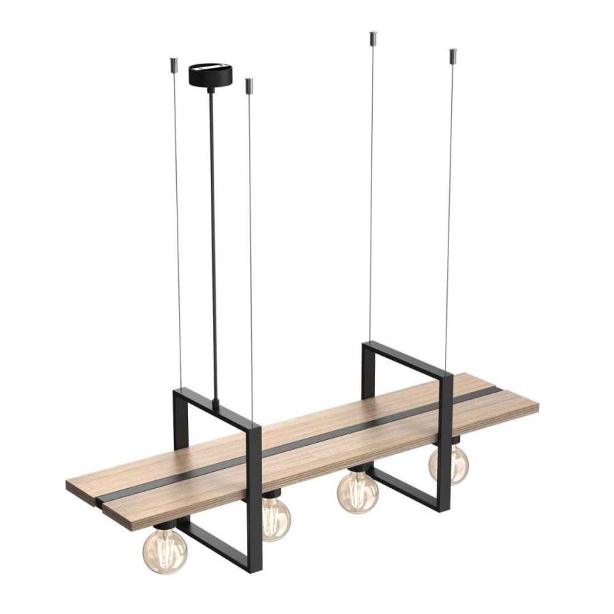 Candelabro suspenso SHELF 4xE27/60W/230V
