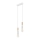 Candelabro suspenso SIMON 2xE27/60W/230V branco/faia - FSC certificado