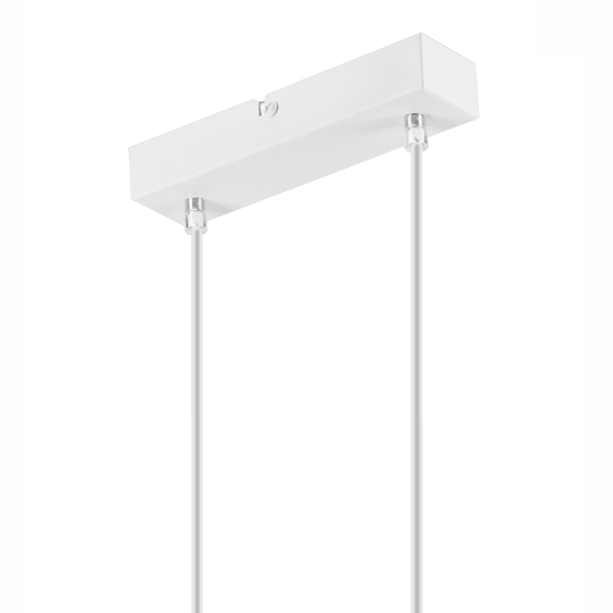Candelabro suspenso SIMON 2xE27/60W/230V branco/faia - FSC certificado