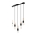 Candelabro suspenso SIMON 5xE27/60W/230V - FSC certificado