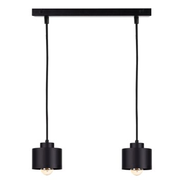 Candelabro suspenso SIMPLY BLACK 2xE27/60W/230V