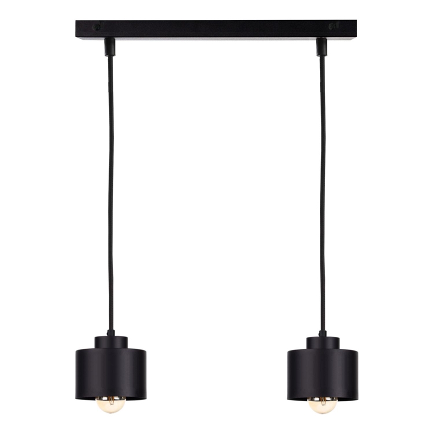 Candelabro suspenso SIMPLY BLACK 2xE27/60W/230V
