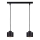 Candelabro suspenso SIMPLY BLACK 2xE27/60W/230V