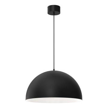 Candelabro suspenso SINGLE 1xE27/60W/230V diâmetro 50 cm preto/branco