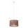Candelabro suspenso SIRJA 1xE27/60W/230V castanho