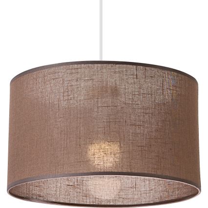 Candelabro suspenso SIRJA 1xE27/60W/230V castanho