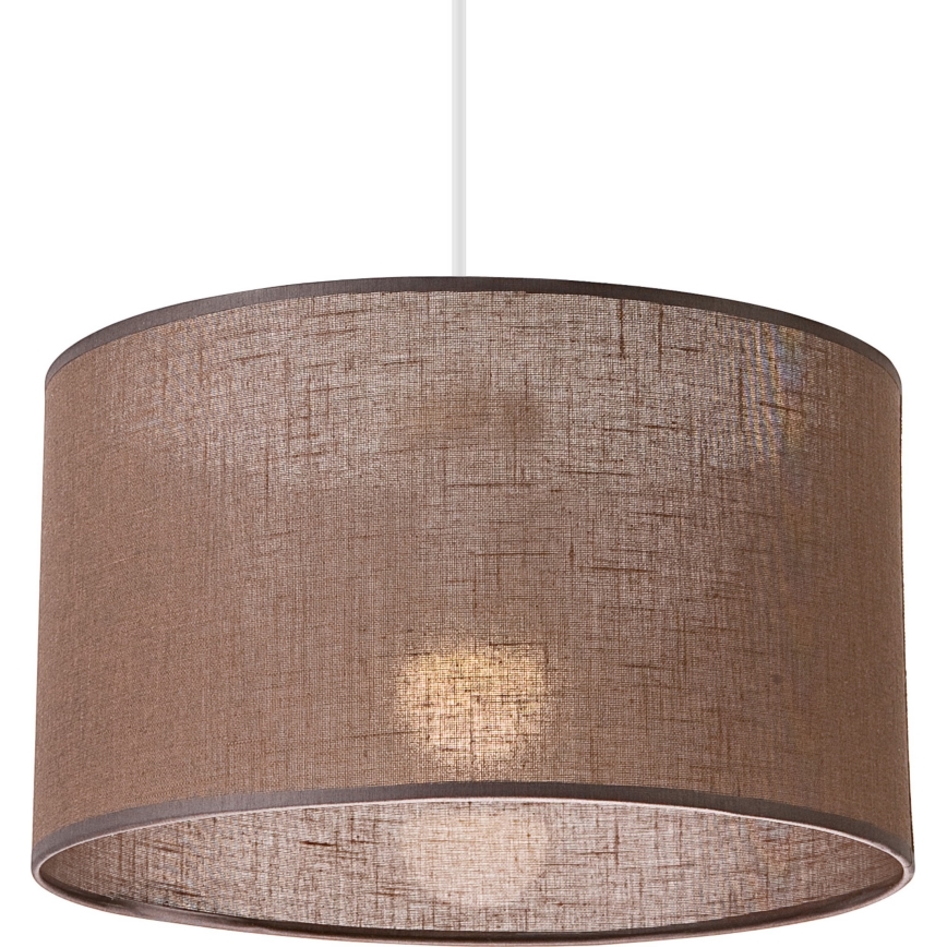 Candelabro suspenso SIRJA 1xE27/60W/230V castanho