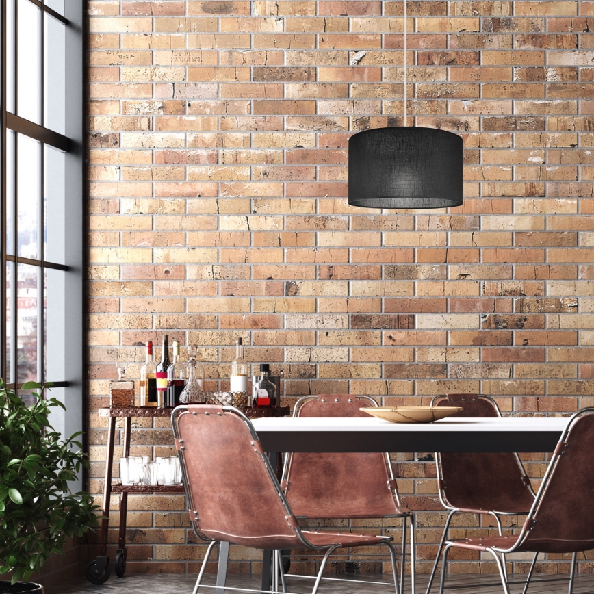 Candelabro suspenso SIRJA 1xE27/60W/230V preto