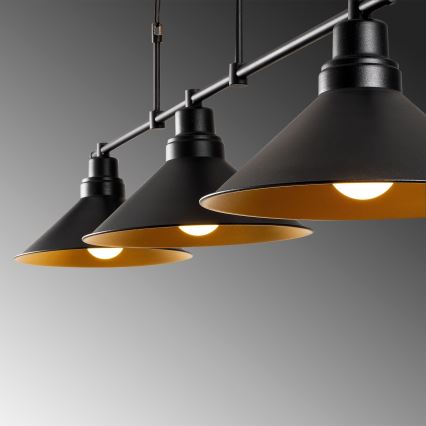 Candelabro suspenso SIVANI 3xE27/100W/230V