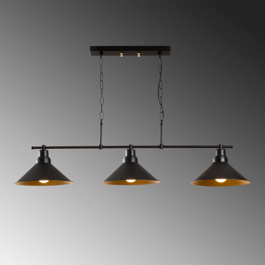 Candelabro suspenso SIVANI 3xE27/100W/230V