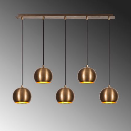 Candelabro suspenso SIVANI 5xE27/100W/230V