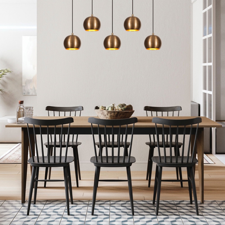 Candelabro suspenso SIVANI 5xE27/100W/230V
