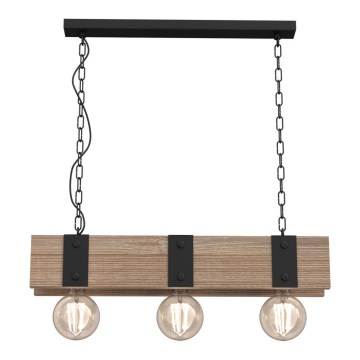 Candelabro suspenso SODER 3xE27/60W/230V