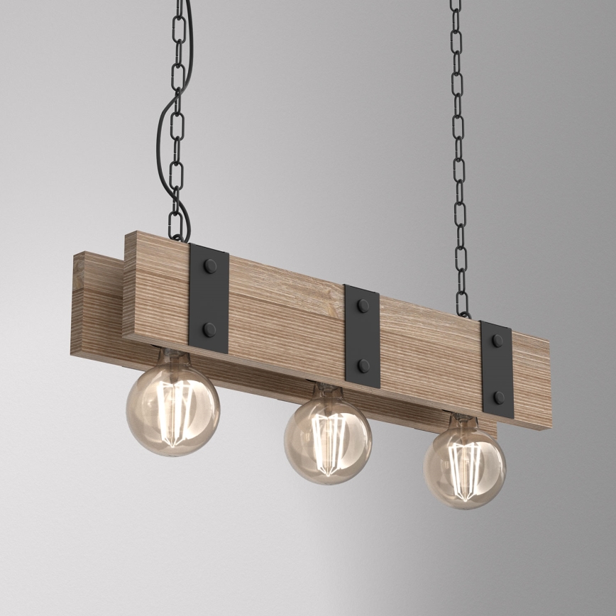 Candelabro suspenso SODER 3xE27/60W/230V