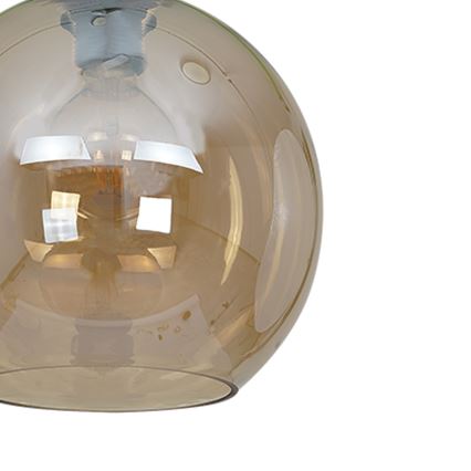 Candelabro suspenso SOFIA 1xE27/60W/230V castanho