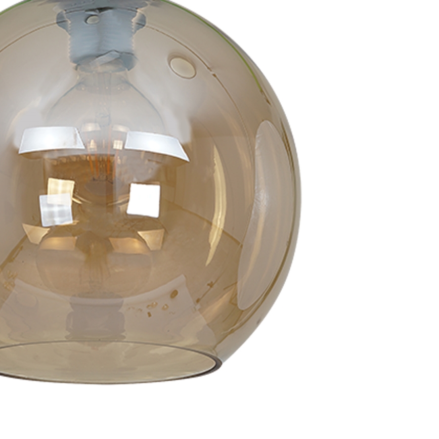 Candelabro suspenso SOFIA 1xE27/60W/230V castanho