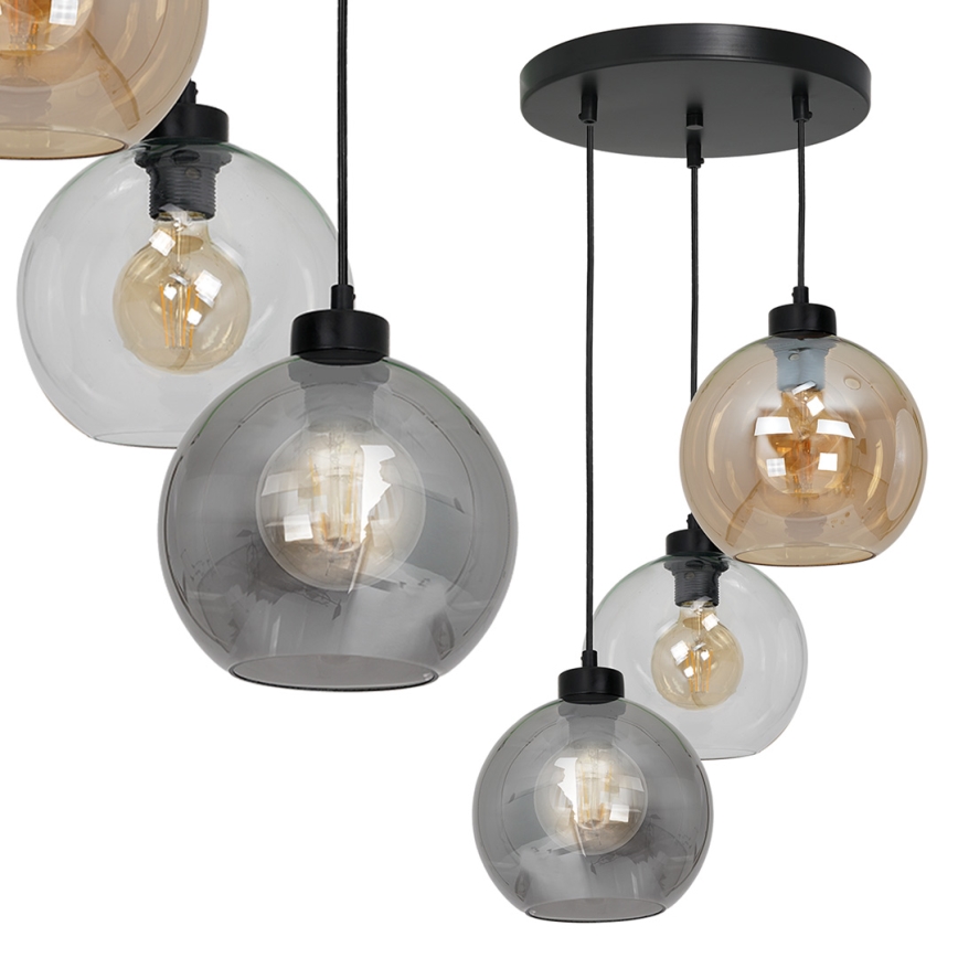 Candelabro suspenso SOFIA 3xE27/60W/230V misto