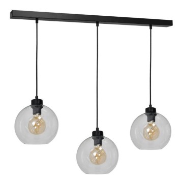 Candelabro suspenso SOFIA 3xE27/60W/230V transparente