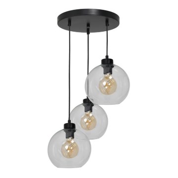 Candelabro suspenso SOFIA 3xE27/60W/230V transparente