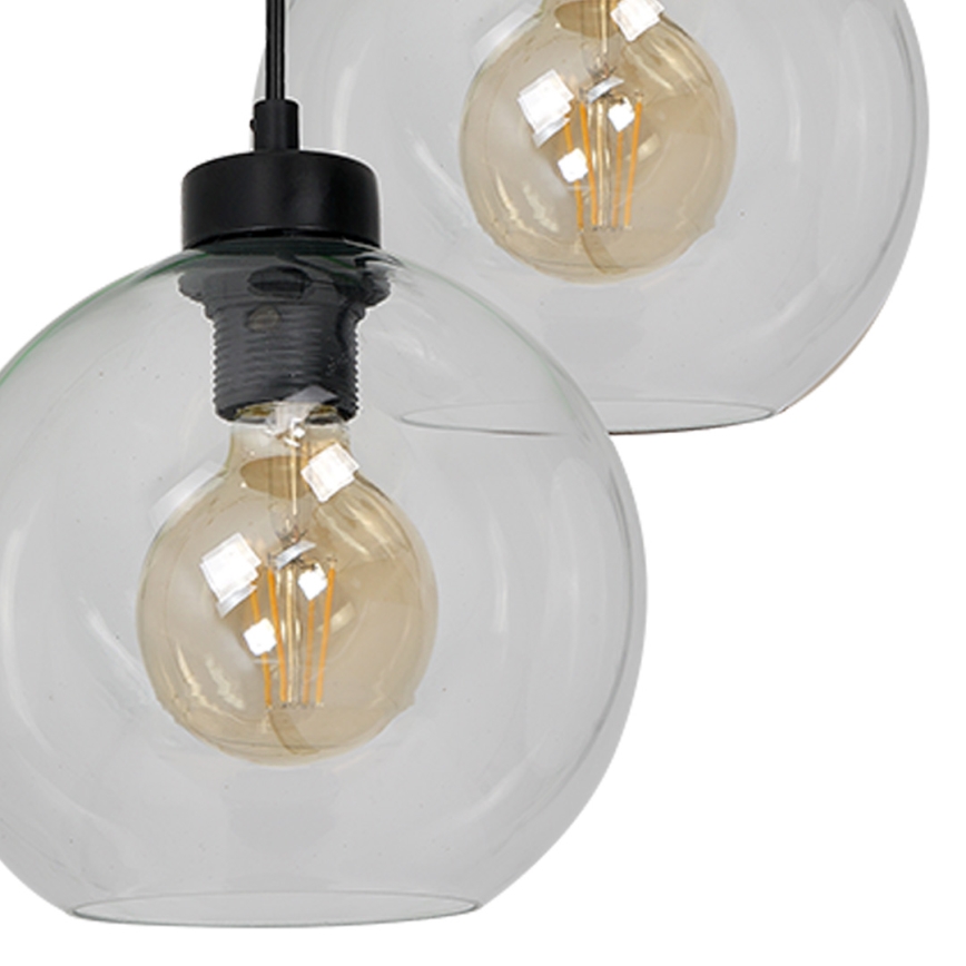 Candelabro suspenso SOFIA 3xE27/60W/230V transparente