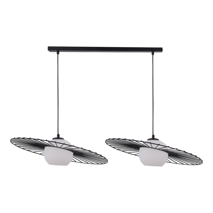 Candelabro suspenso SOL 2xE27/60W/230V preto