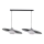 Candelabro suspenso SOL 2xE27/60W/230V preto