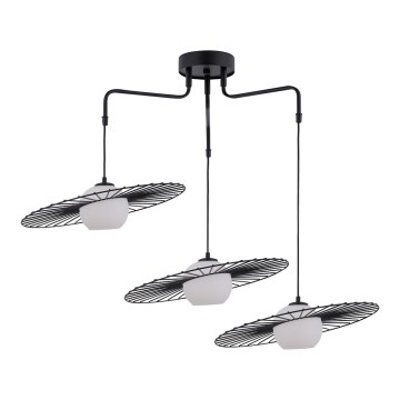 Candelabro suspenso SOL 3xE27/60W/230V preto