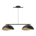 Candelabro suspenso SOLAR 2xE27/60W/230V preto