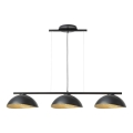 Candelabro suspenso SOLAR 3xE27/60W/230V preto
