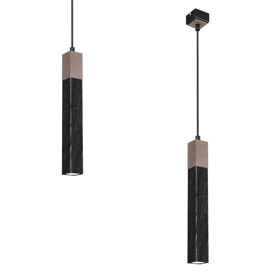 Candelabro suspenso SOLO 1xGU10/MR11/40W/230V preto