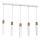 Candelabro suspenso SOLO 5xGU10/MR11/40W/230V branco