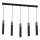 Candelabro suspenso SOLO 5xGU10/MR11/40W/230V preto