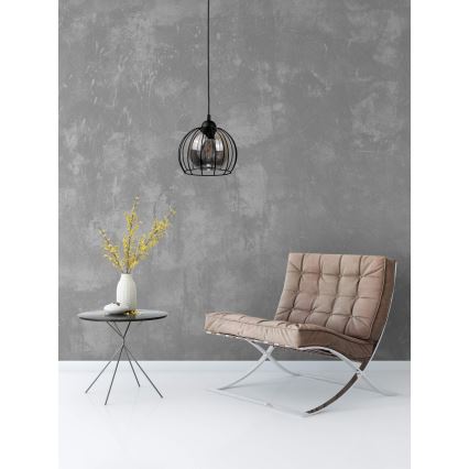 Candelabro suspenso SOLO BLACK 1xE27/60W/230V