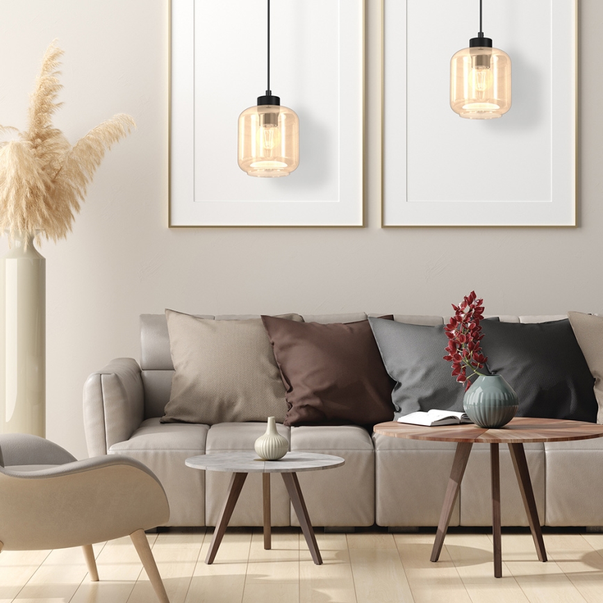 Candelabro suspenso SOMBRA 1xE27/60W/230V bege