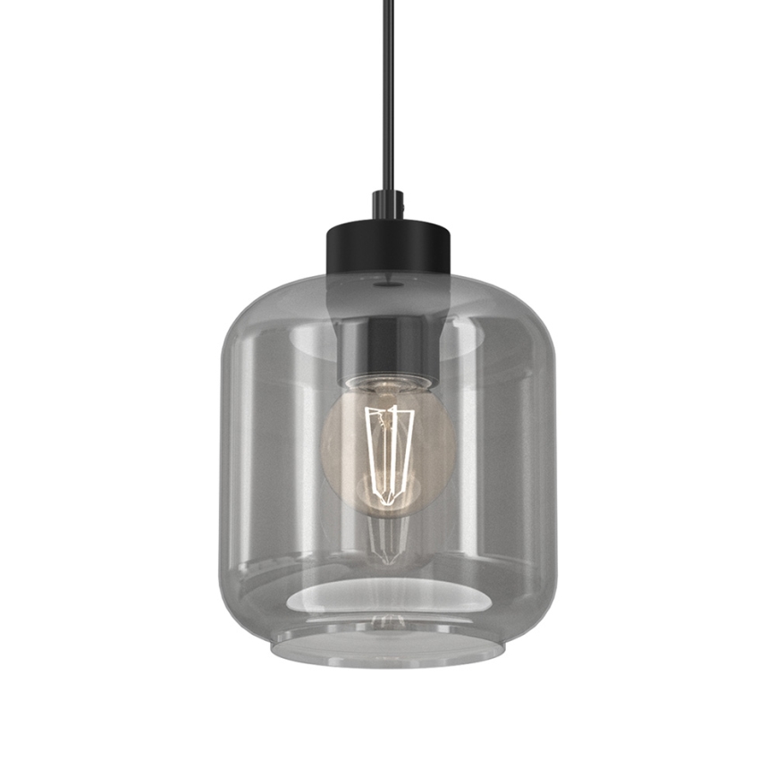 Candelabro suspenso SOMBRA 1xE27/60W/230V cinzento