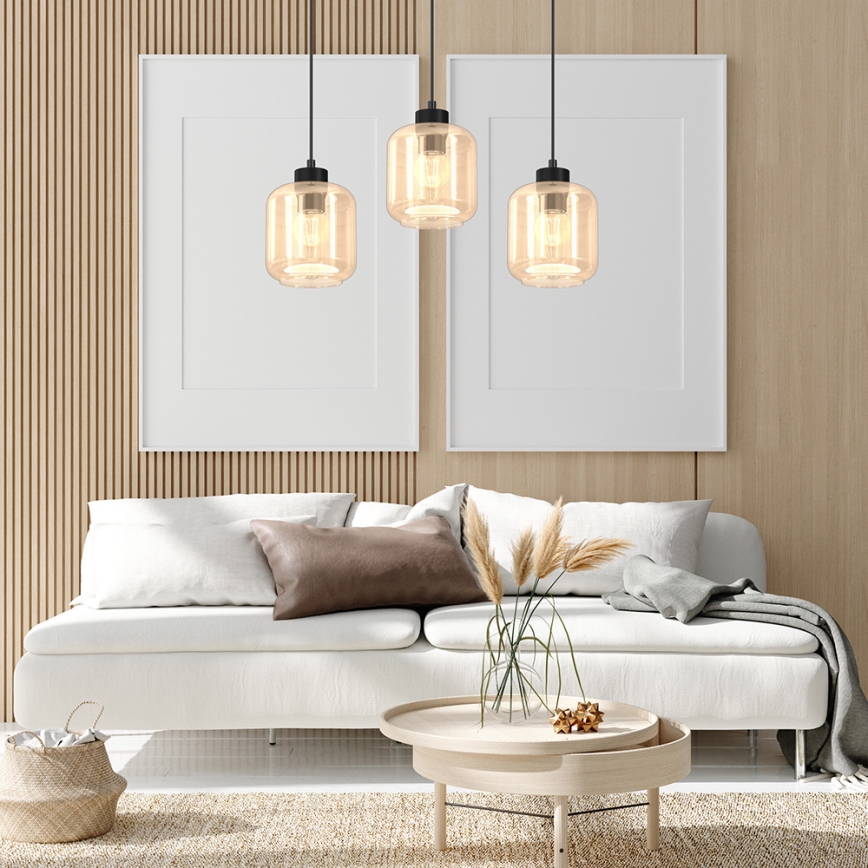Candelabro suspenso SOMBRA 3xE27/60W/230V bege