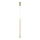 Candelabro suspenso STALACTITE LASER 1xG9/2,5W/230V dourado